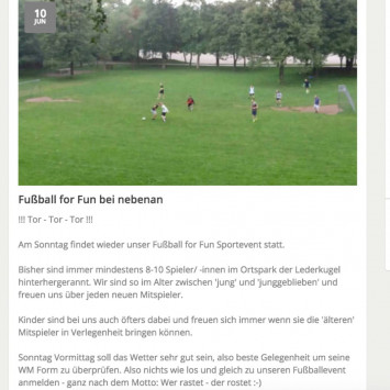 Fußball for Fun in München