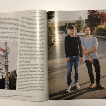 Die Brüder Christian und Michael Vollmann im ZEIT Magazin